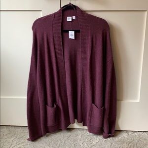 Gap Plum, Red-Violet Cardigan